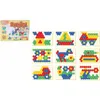 Chapeau mosaïque 2,5cm plastique lisse 127pcs en boîte Voir les images du produit 5