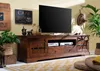 MASSIVMOEBEL24 | Meuble TV 200x45 Acacia laqué Nougat Voir les images du produit 2