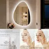 WISFOR Asymetrické LED zrcadlo do koupelny, rozměry 55x77 Náhled obrázku produktu 5