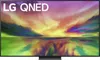 A television screen displaying a colorful abstract image with the LG QNED logo at the top. Produktbild-Vorschau