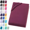 Jersey Spannbettlaken 180-200x200 cm Spannbettuch 100% Produktbild-Vorschau 1
