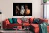 MuchoWow® Poster Pferde - Tiere - Schwarz 120x80 cm - Produktbild-Vorschau 2