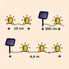 esotec Solar Lichterkette, 24 bernsteinfarbene LEDs, 2,3 Produktbild-Vorschau 3