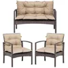 Set di 3 cuscini per sedie e panche in stile lounge, Anteprima dell’immagine prodotto 1
