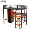 Merax kovová poschodová posteľ 90x200cm s vertikálnym Náhľad obrázku produktu 8