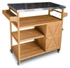 Coemo Servierwagen Grillstation James M Kücheninsel Holz, Produktbild-Vorschau 1