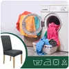 Stuhlhusse 6er Pack - Dunkelgrau - Universal - Stretch - Produktbild-Vorschau 2