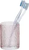 Zahnputzbecher Vetro Rosa rund Echtglas Produktbild-Vorschau 3