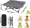 JOIEYOU Hundebett Katzenbett 68x68x21 cm Faltbar Erhöhtes Produktbild-Vorschau 2