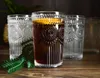 6 Longdrinkgläser 340ml mit Relief Sonne Wassergläser Produktbild-Vorschau 3