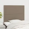 vidaXL Kopfteil Taupe 90x5x118/128 cm Stoff Produktbild-Vorschau 2