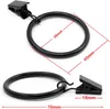 20 Stück Gardinenringe mit Clips 38mm Metall Vorhangring Produktbild-Vorschau 4