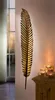 Wandhänger "Feder" aus Metall, gold, 99 cm hoch, Produktbild-Vorschau 1