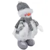 Einziehbare Schneemann Puppen,Weihnachten Schneemann Produktbild-Vorschau 3