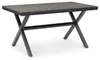 Gartentisch ISOLA, Schwarz – Outdoor Tisch wetterfest und Produktbild-Vorschau 3