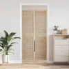 vidaXL Porta armadio 2 pz Naturale 201 x 2,1 x 49,5 cm Anteprima dell’immagine prodotto 3