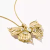 Ciondolo farfalla Butterfly Paradise con pietre placcato Anteprima dell’immagine prodotto 5