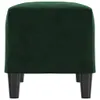 vidaXL Banc vert foncé 70x35x41 cm velours Voir les images du produit 4