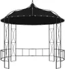 vidaXL Pawilon 300 x 290 cm Okrągły antracytowy Podgląd zdjęcia produktu 8