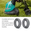 2 STÜCKE 24 m 2,0 mm Rasenmäher-Drahtseilschnur Grau Produktbild-Vorschau 9