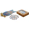 UNIDRAGON 186-tlg. Holzpuzzle Charming Owl Medium 21x35 cm Produktbild-Vorschau 2