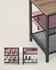 A collage of a shoe rack with shoes and a pink storage box. Produktbild-Vorschau