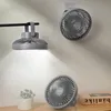 Ventilatore da tavolo con batteria e luce 6xSMD grigio Anteprima dell’immagine prodotto 3