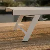 Lettino da giardino NAILEA – antracite o bianco, acciaio, Anteprima dell’immagine prodotto 5