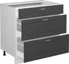 Küchenunterschrank Vicco Fame-Line Anthrazit-Gold 80 cm mit Produktbild-Vorschau 5