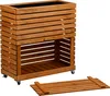 dobar Hochbeet "Rolla" Gr. L, Braun, 72x32,5x78 cm mit Produktbild-Vorschau 3