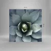 Bilder auf glas - Einteilig - Blau Blätter Agave - 30x30cm Produktbild-Vorschau 3