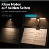 Klavierlampe LED, Akku Notenpultleuchte mit Klemme, 4 Produktbild-Vorschau 6