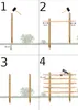 Treillis noisetier en kit - Hauteur : 150 cm (120 cm) - Voir les images du produit 9