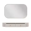 AX LIVING Schminktafel Halay, beige, met 2 lades en Productafbeelding-voorbeeld 2