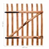 vidaXL Portail de clôture à un vantail Bois de noisetier Voir les images du produit 6