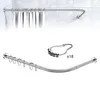 Duschvorhangstange L-Form ausziehbar halbrund 90-130 cm für Produktbild-Vorschau 4