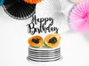 Topper na tort Happy Birthday czarny, 22,5cm Podgląd zdjęcia produktu 4