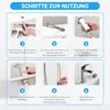 Pantserslang 2 stuks - Aansluitslang armatuur - Mengkraan Productafbeelding-voorbeeld 4