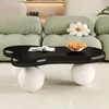 Merax Table basse en forme de nuage 95x62,5x32cm, table LED Voir les images du produit 3