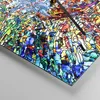 Wanduhr - Quadrat - Glasuhr - Abstraktion modern - 30x30cm Produktbild-Vorschau 5