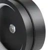 A close-up view of a black, cylindrical object with a textured surface and a metallic ring in the center. Podgląd zdjęcia produktu