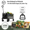 Bollerwagen Handwagen Faltbar 100L 100KG Transportwagen mit Produktbild-Vorschau 5