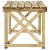 [Home] Gartentisch 160×79×75 cm Holz , Neue Mode 2024 im Produktbild-Vorschau 3