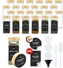 Zimilo 24-teiliges Gewürzgläser Set mit Etiketten, 120 ml, Produktbild-Vorschau 1