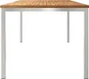 vidaXL Table de salle à manger 180 x 90 x 75 cm en teck Voir les images du produit 6
