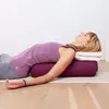 Yoga Bolster BASIC Dinkel aubergine | Dinkelhülsen Produktbild-Vorschau 6