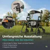 Helavo 2 in 1 Rollator & Rollstuhl in Einem - Faltbarer Produktbild-Vorschau 6