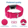 Für Fitbit Charge 3 / 4 Armband weiches Ersatzband Silikon Produktbild-Vorschau 3