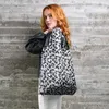 Reisenthel mini maxi, Plátená taška, Čierna, Biela, Náhľad obrázku produktu 8