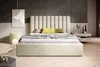 BESILIO Bett mit hohem Kopfteil für Schlafzimmer 120x200 Produktbild-Vorschau 2